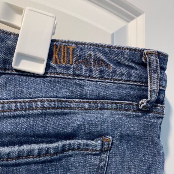 KUT From The Kloth Blue Jean Shorts Size 14 - Picture 3 of 6